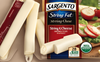 Sargento Low Fat String Cheese Nutrition