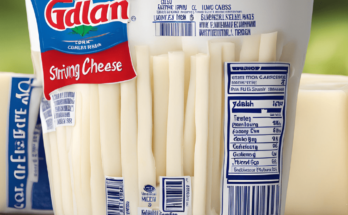 Galbani Low Fat String Cheese Nutrition