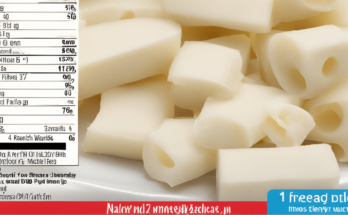 Low Fat Mozzarella String Cheese Nutrition Facts